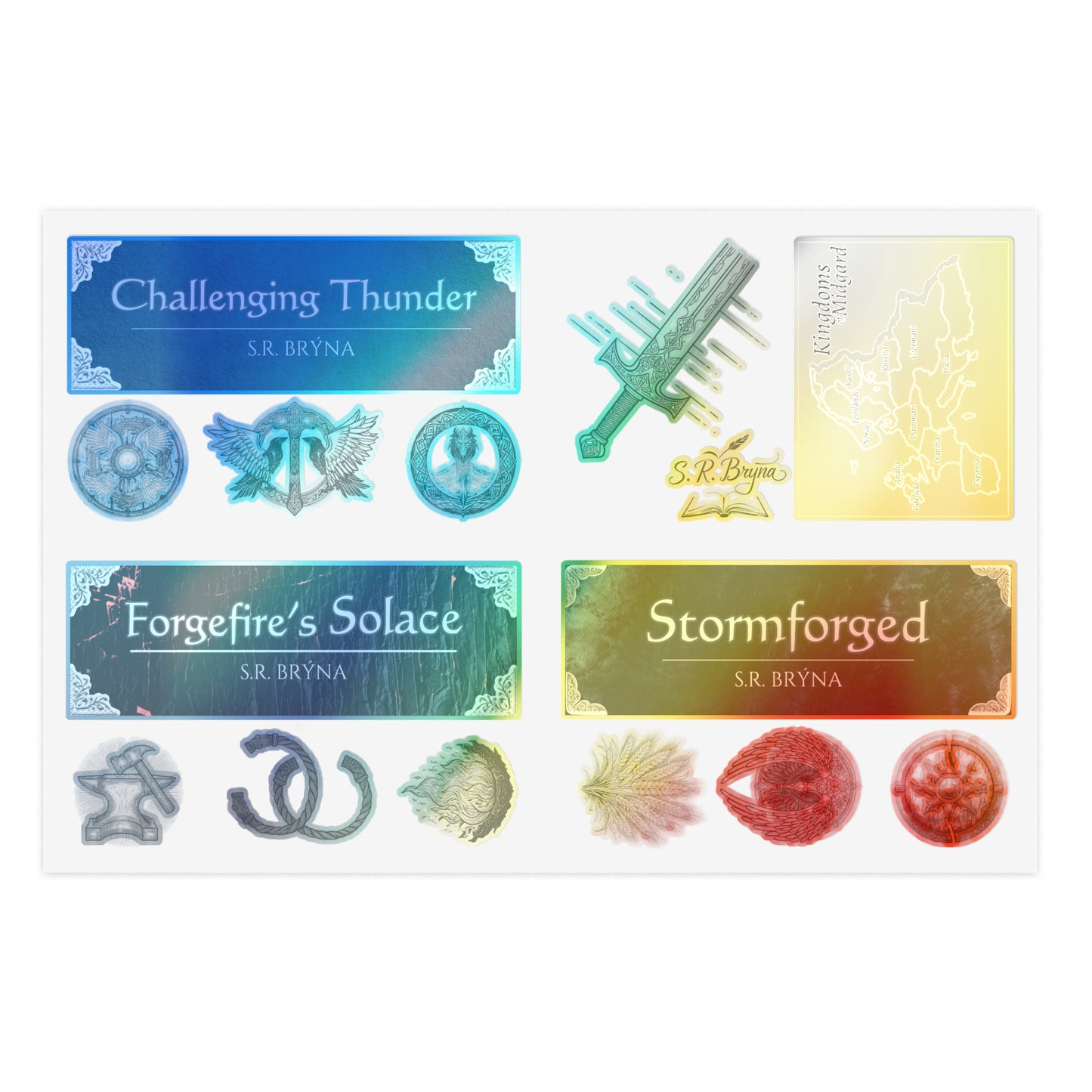 Rising Tides of Ragnarok Sticker Sheets - Series 1