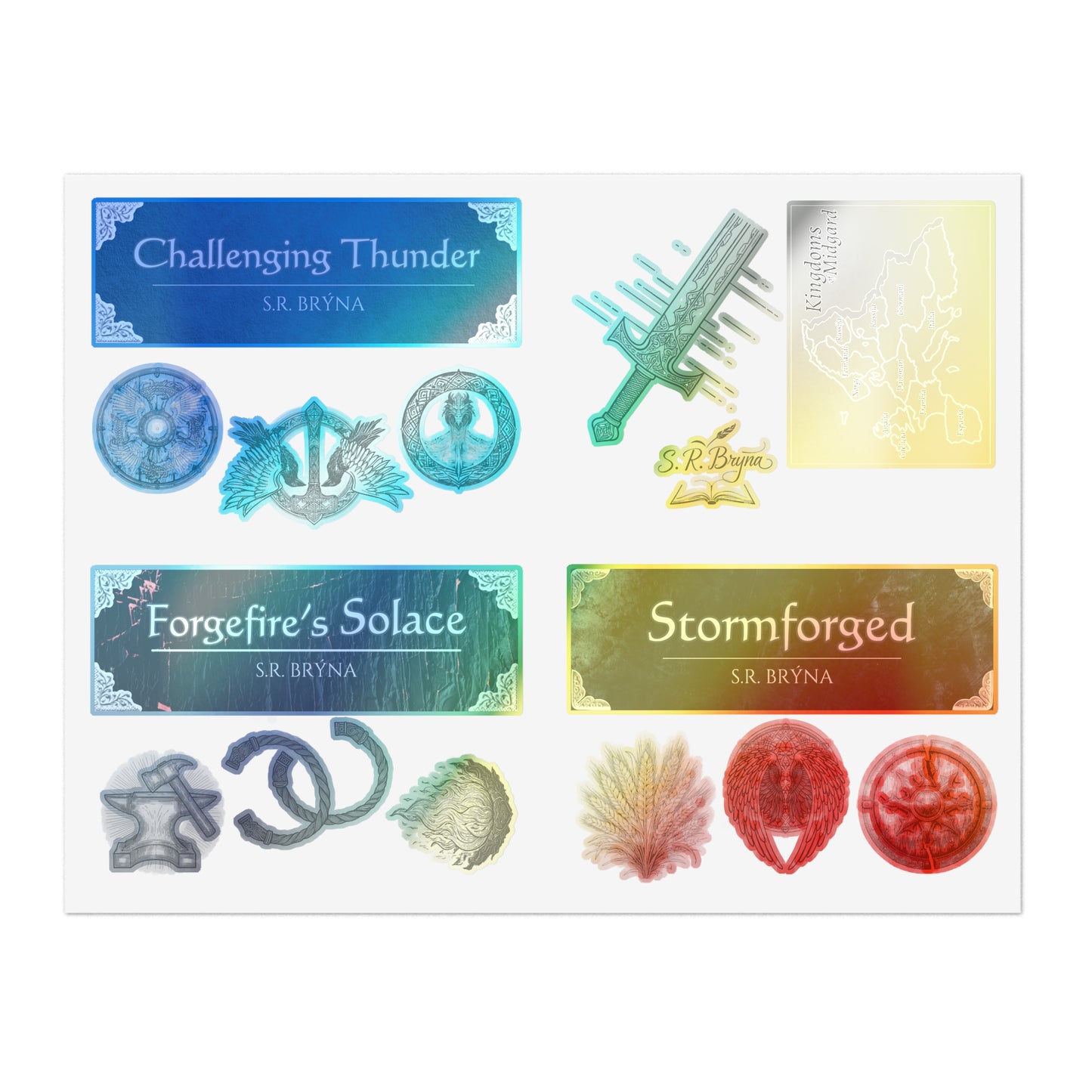 Rising Tides of Ragnarok Sticker Sheets - Series 1