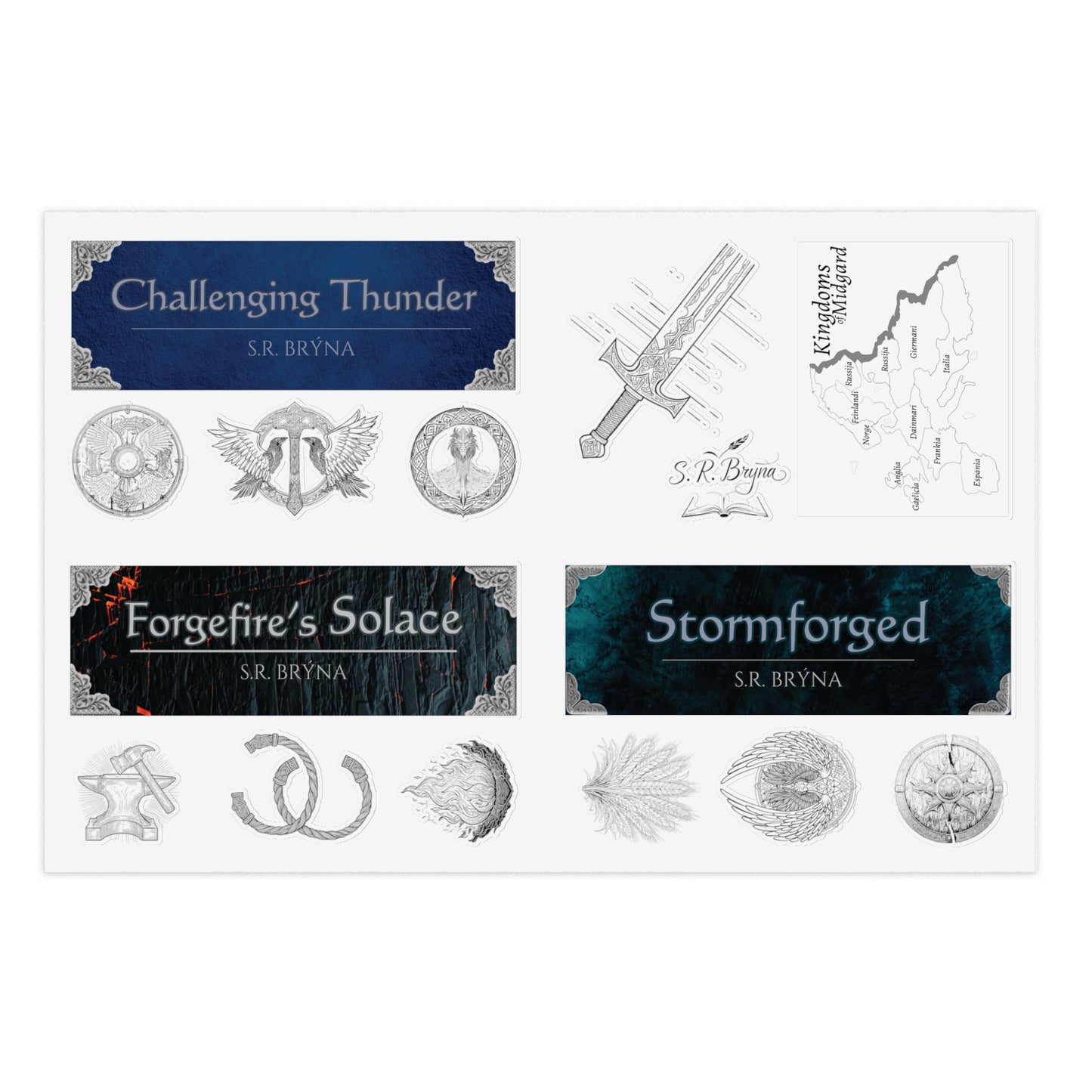 Rising Tides of Ragnarok Sticker Sheets - Series 1